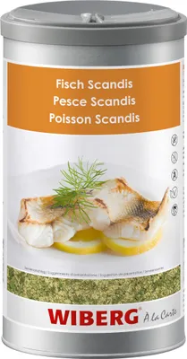 Immagine prodotto di Wiberg Fish Scandisda condimento miscela di spezie finemente bilanciata 700g