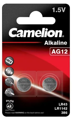 Obrázek produktu pro Camelion Batterien Knopfzelle LR 44 Alkaline 2er Blister 12050213