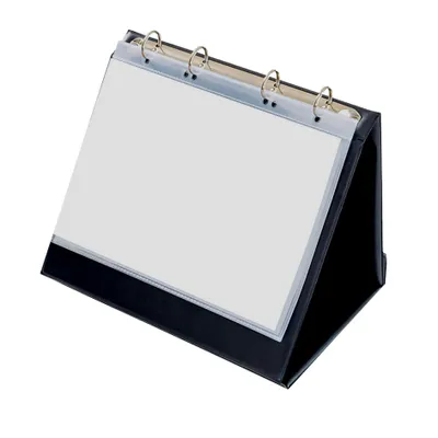 Zdjęcie produktu dla rillstab RI93155 rillstab tablica flipchart, A5 pozioma, czarna, zawiera 10 tulei
