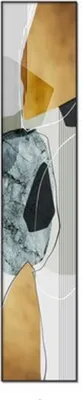 Produktbild von TPFLiving Kunstdruck LW-310 (OHNE RAHMEN) Poster - Leinwand - Wandbild - Hochauflösender Giclée-Druck, langlebig und hochwertig - Abstrakte Strukturen -  - Größe: 40x160cm