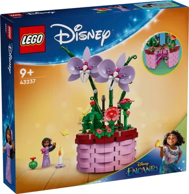 Produktbild von LEGO  Disney Encanto Isabelas Blumentopf, Set fr Kinder mit baubarer Spielzeug-Orchidee, Deko-Bausatz mit Mini-Puppe einer Figur aus dem Film, Geschenk-Idee fr Mdchen & Jungen ab 9 Jahren 43237