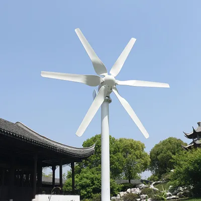 Immagine prodotto di Turbina eolica verticale - Generatore eolico - Turbina eolica - Generatore di energia eolica - Sistema eolico