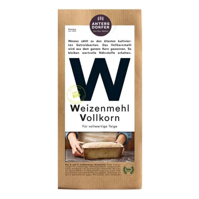 Produktbild von W - Weizenmehl Vollkorn 1kg