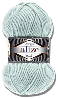 Obrázok produktu pre Alize 1x 100 g Superlana Midi vlna, jednofarebná, háčkovanie, pletenie (522)