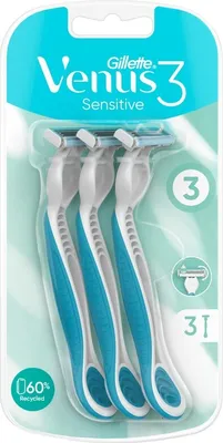 Produktbild von Gillette Sensitive Venus 3 Einwegrasierer 3 St.
