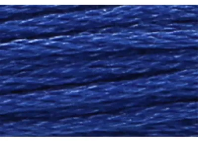 Image de Fil à tricoter Anchor Sticktwist, 8 mètres, couleur royale, en coton, numéro de couleur 139, 6 brins