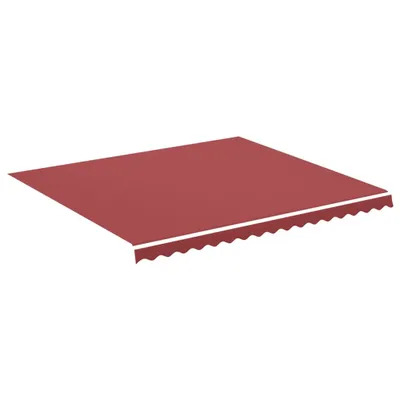 Image de vidaXL Toile de store rouge bourgogne 4x3,5 m