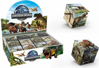 Produktbild von Bildwürfel-Rätsel Dinosaurier 5,7 cm