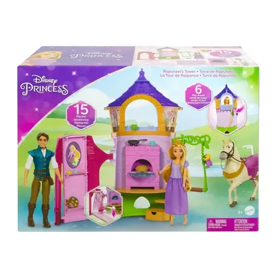 Produktbild von Mattel Disney Play Set Tower mit Rapunzel Puppe