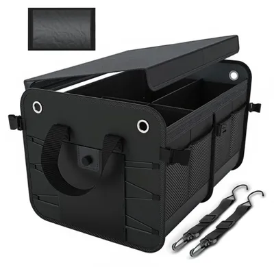 Imagen del producto de Organizador plegable para el maletero, color negro