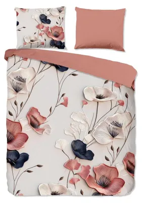 Produktbild von Good Morning Bettwäsche "Samos" - Braun - (200x220 cm) - 100 % Baumwolle