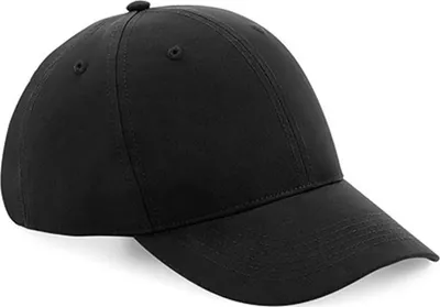 Produktbild von Beechfield B70 | Recycled Pro-Style Cap, 100 % recycelter Polyester - Farbe: Black - Größe: One Size