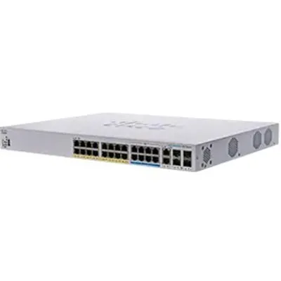 Produktbild von Cisco CBS350, Managed, L3, Gigabit Ethernet (10/100/1000), Power over Ethernet (PoE), Rack-Einbau, 1U