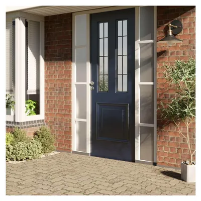 Produktbild von Haus und Garten, Dekoration, Fensterbehandlungen, Fensterfolien, 5 Stück, statisch, mattiert, transparent, grau, PVC