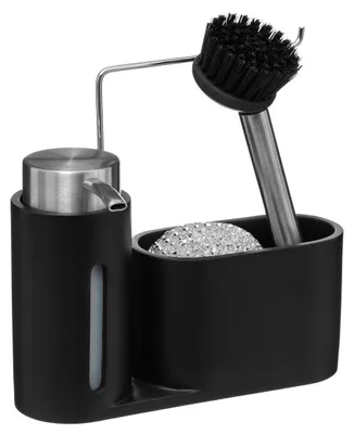 Produktbild von Spülbecken-organizer mit spender 150ml schwarz  - 5 five simply smart