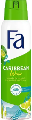 Obrázek produktu pro Fa Deodorant ve spreji Caribbean Lemon Wave dlouhotrvající svěží vůně 150ml
