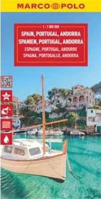 Image de Carte de voyage MARCO POLO Espagne, Portugal au 1/1 000 000