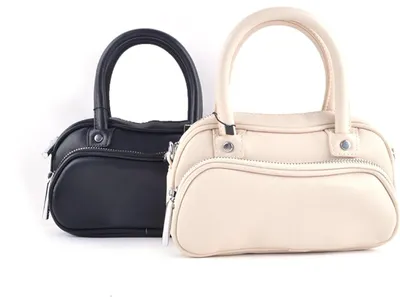 Immagine prodotto di Borsa a mano in ecopelle Giuliano, modello Aivah, da donna, color beige