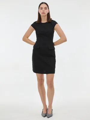 Produktbild von Orsay Schwarzes knielanges Damenkleid 36