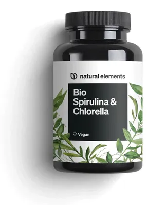 Obrázek produktu pro tablety se spirulinou a chlorellou – 500 tablet na 1 měsíc