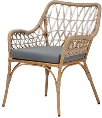 Image de Meuble de jardin e haute qualité moderne en rotin de luxe couleur marron Fauteuil