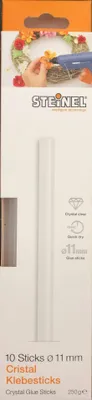 Image de Steinel Bâtons de colle Ø 11 mm Cristal, paquet de 10
