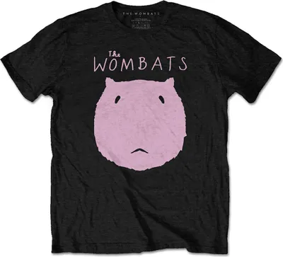 Produktbild von The Wombats Logo Black M T-Shirt