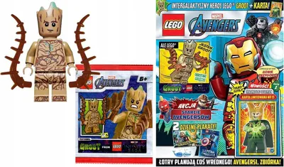 Obrázek produktu pro Časopis č. 04.2023 LEGO Avengers GROOT - 242319