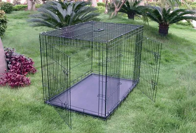 Produktbild von Metallkäfig mit zwei Türen, 108,5 x 70,5 x 77,5 cm