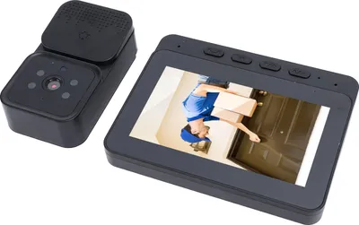 Obrázok produktu pre Video interkomový systém 4,3-palcová obrazovka Bezdrôtová videokamera zvonček 5MP 120 stupňov široký uhol nočného videnia pre vilu Domáci byt