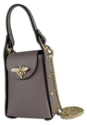 Immagine prodotto di Toscanto borsa a tracolla in pelle marrone taupe OTT813UN