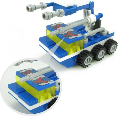 Image de Jouets de construction modèle réduit Navette spatiale Navire de guerre Modèle de tank Jouets de déformation pour enfants - Type B
