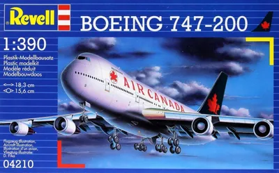 Produktbild von Revell Boeing 747-200 "Air Canada" 1:390
