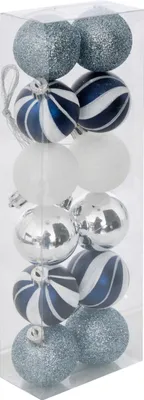 Obrázek produktu pro Sada vánočních koulí, Ø 4 cm, 12 kusů