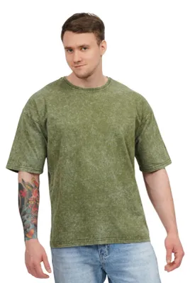 Obrázok produktu pre MOD Jeans | Tricko Oversize Uni - velkost M - zelené - 100% bavlna - pohodlné, streetové oblecenie