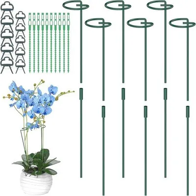 Image de Tuteurs pour le jardin, robustes, lot de 6, réglables