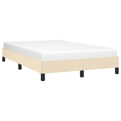 Productafbeelding van Maison Exclusive - Bedframe zonder matras, crème, 120x190 cm, stof