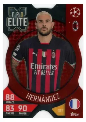 Obrázek produktu pro 1/1 – XS15 – Theo Hernandez – Pro Elite Chrome X – GOLD – 2022/2023