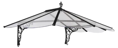 Produktbild von Palram - Canopia Vordach Iris 1780 schwarz 125x175 cm