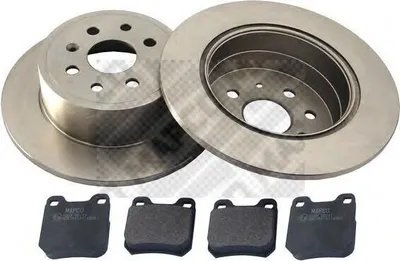 Produktbild von MAPCO Bremsenset Hinten Bremsscheiben Beläge Satz für OPEL VECTRA B (36) 270mm
