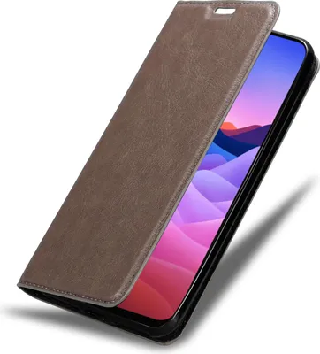 Produktbild von Cadorabo Hülle für ZTE Blade V2020 Schutz Hülle in Braun Handyhülle Etui Case Cover Magnetverschluss