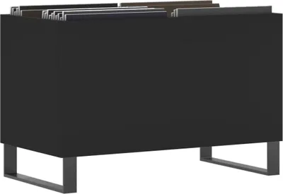 Produktbild von vidaXL Plattenschrank Schwarz 74,5x38x48 cm Holzwerkstoff