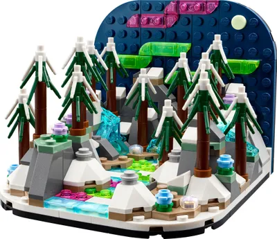 Obrázek produktu pro Polární záře – diorama - Promotional LEGO 40785