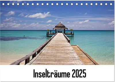 Produktbild von Inselträume 2025 (Tischkalender 2025 DIN A5 quer), CALVENDO Monatskalender