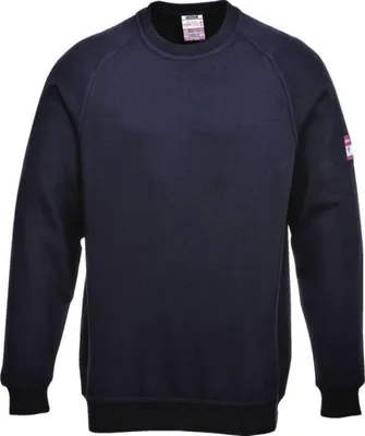 Immagine prodotto di Portwest FR12 Felpa antistatica ignifuga a maniche lunghe Navy Taglia L