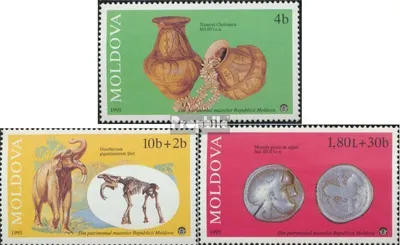 Produktbild von Briefmarken Moldawien 1995 Mi 161-163 (kompl.Ausg.) postfrisch Nationalmuseum