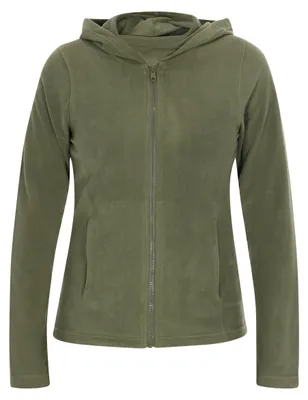 Produktbild von VANJA damen fleecejacke - khaki VANJA damen fleecejacke - khaki, L