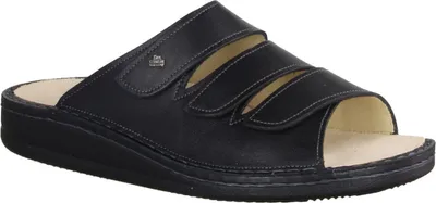 Produktbild von Finn Comfort Korfu, Herrenschuhe, Pantolette, Leder, Schwarz, bequem - Marken Finn Comfort, Schwarz, leder (neymar)