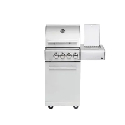 Produktbild von ALLGRILL Gasgrill CHEF S Edelstahl Modular Grundmodell 2 Brenner, Seitenkocher, Backburner (500902)