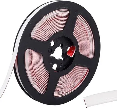Productafbeelding van - Afdichtingsband voor toilet - PVC - Waterdicht - Wit - Geschikt voor badkamer, keuken en douche - Zelfklevend - Vlekbestendig - Decoratief - Voor wand en vloer - Geschikt voor - Kit van 19,7 m x 0,8 cm.